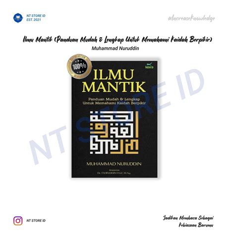 Jual Buku Ilmu Mantik Panduan Mudah Lengkap Untuk Memahami Kaidah