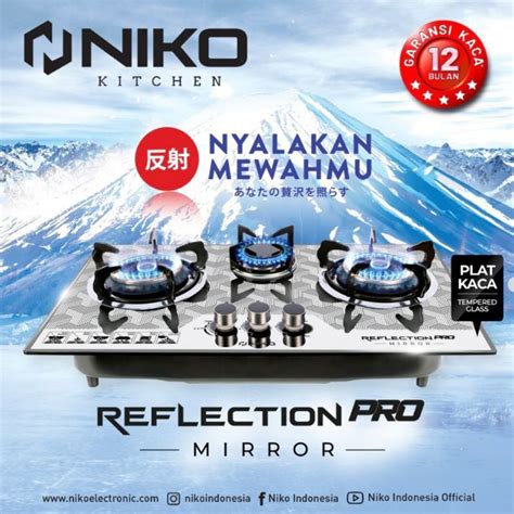 Jual Kompor Tanam Niko Kompor Gas Niko Reflection Pro Mirror Tungku