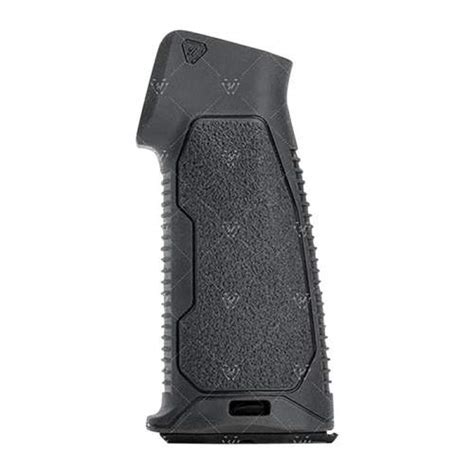 Strike Industries AR 15 Flat Top Overmolded Pistol Grip 15 Degree Black