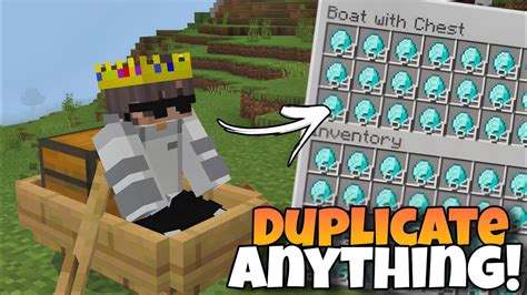 Minecraft Pe 1 20 DUPLICATION GLITCH Easy Tricks Duplicate Anything