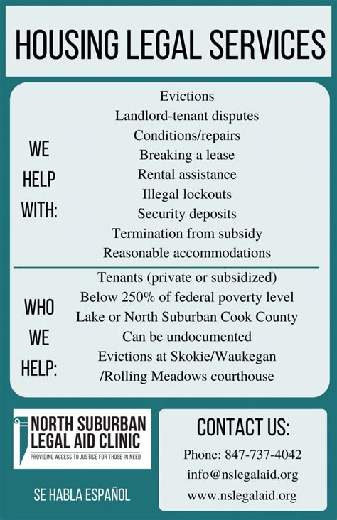 Housing North Suburban Legal Aid Clinic