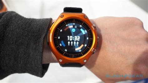 Casio Android Wear Watch Hands On Rugged And Huge Slashgear