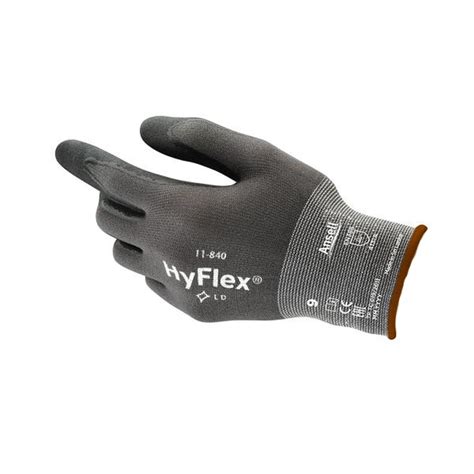 Ansell Hyflex 11 840 Mechanical Light Nitrile Protective Gloves 6 11