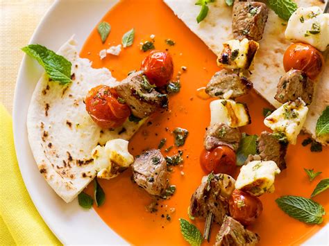 Grilled Lamb And Halloumi Kebabs Recipe Sunset Magazine