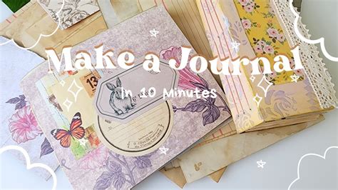 How To Make A Junk Journal In 10 Minutes 10 Minute Collage Challenge