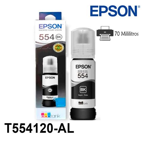 Tinta Epson T Al Negro Pigmentado L Original G Limagars