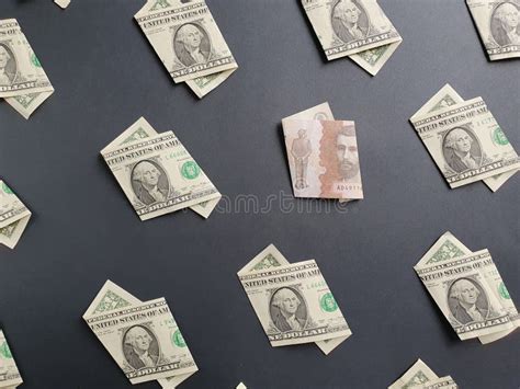 Exchange Rate of American Dollar and Colombian Money Stock Image ...