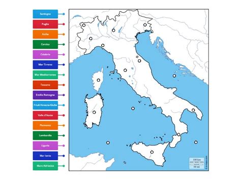 Cartina Dell`italia Labelled Diagram