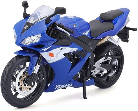 Maisto Modellmotorrad Modellmotorrad Yamaha YZF R1 blau Maßstab 1