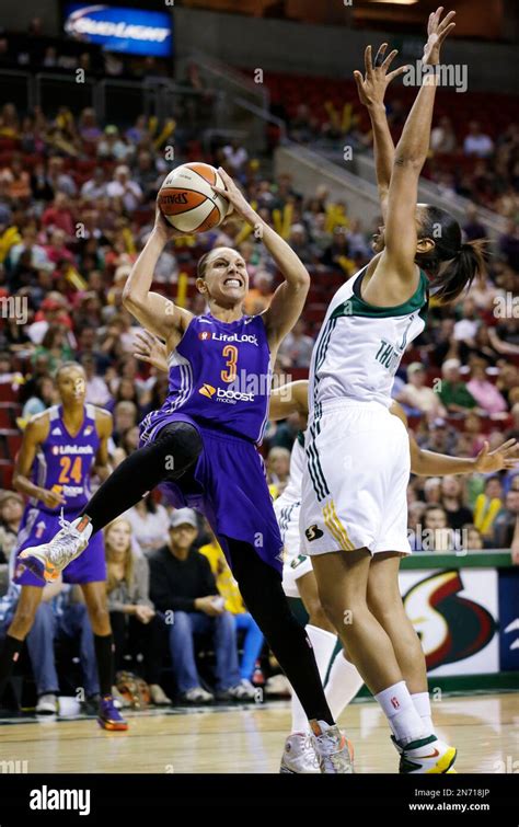 Phoenix Mercurys Diana Taurasi 3 Shoots As Seattle Storms Tina