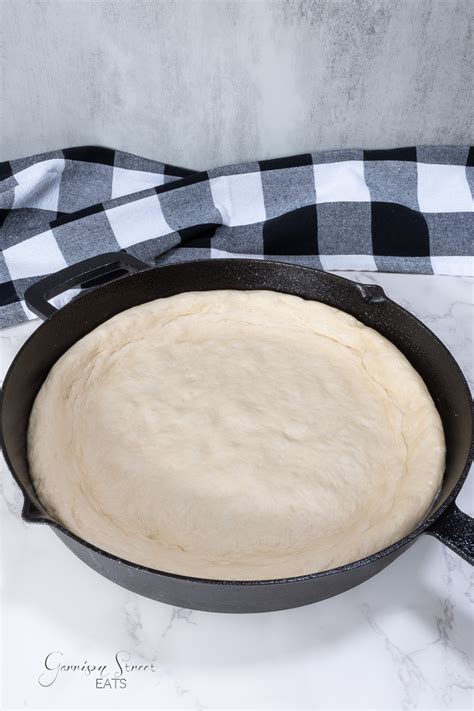 Homemade Cast Iron Pizza Dough Recipe With Honey Garrison Street Eats