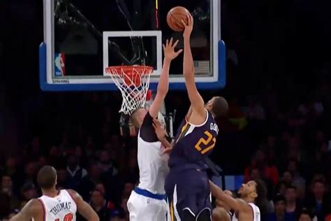 Le Poster Dunk De Gobert Sur Porzingis Vid O