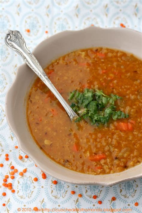 Zuppa Di Lenticchie Rosse Foto E Fornelli