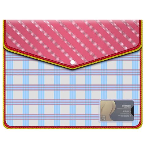 Fedus Pack 2 Documents Holder Envelope Folder Stylist Printed File