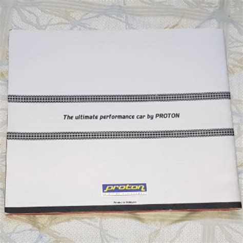 Proton Satria Gti Neo R3 Sales Brochure Catalogue Technical