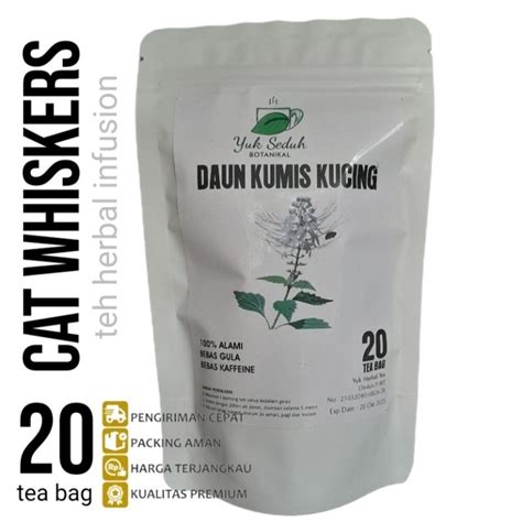 Jual Teh Daun Kumis Kucing Cat Whiskers Tea 20 Tea Bag Teh Herbal