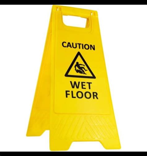 Sign Caution Wet Floor Yellow Pack Centre New Zealand