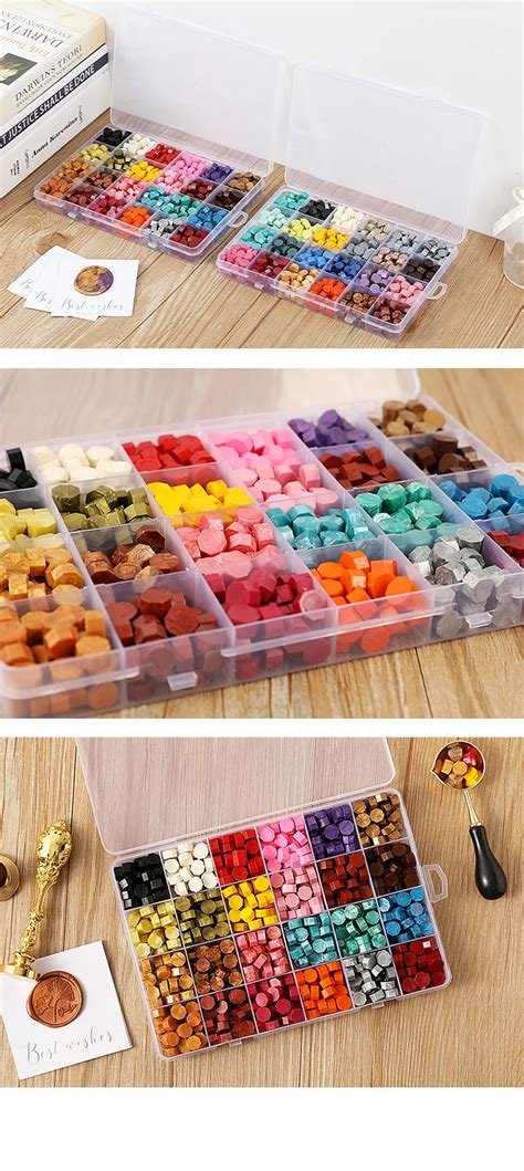 Multi Color Wax Seal Beads Kit Colors Pcs Sealing Wax Beads Set