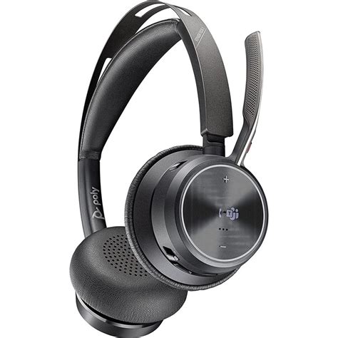 Poly Voyager Focus 2 Uc Stereo Headset On Ear Usb A Bluetooth Wireless Microsoft Teams