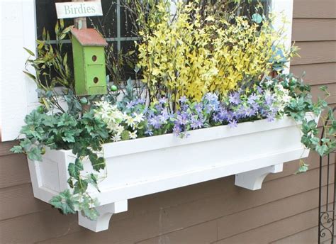 Diy Window Planter Box Plans : Fall Window Flower Planter Box Room For ...