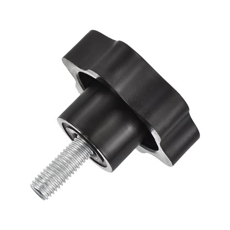 Uxcell Star Knobs M8x20mm Plastic Hex Shaped Clamping Handle Screw