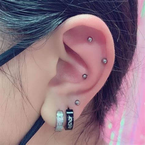 Minimalist Curated Ear Project Piercings Nose Ring Ear