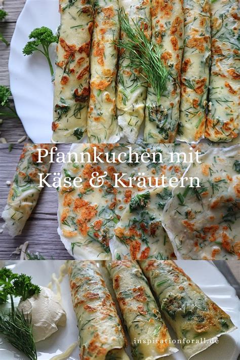 Kr Uter K Se Blini Herzhafte Kr Uterpfannkuchen Mit K Se Rezept