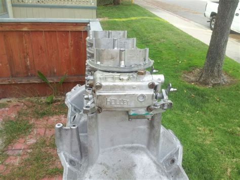 Original 340 Aar Ta Edelbrock 3418681 Six Pack Intake 450 Obo Trade For B Bodies