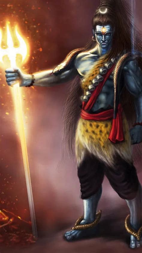 Download Amazing Mahadev Rudra Avatar Phone Wallpaper | Wallpapers.com