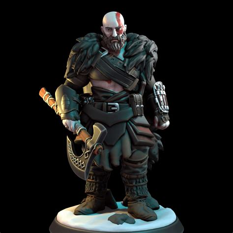 Kratos & Atreus [God of War Ragnarok] : r/HeroForgeMinis