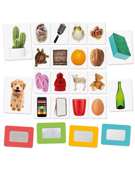 Flashcards Tactile Montessori Osserva Tocca E Senti Anni Headu