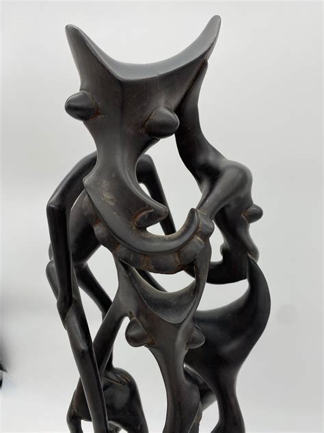 Large Ebony Wood African Sculpture For Sale At 1stDibs Ebony Wood