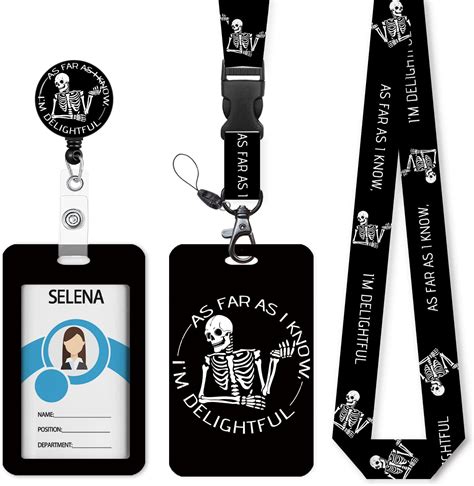 Amazon Pack Lanyards For Id Badges Cute Badge Holder