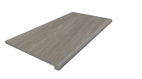 Kandla Grey Porcelain Bullnose Steps