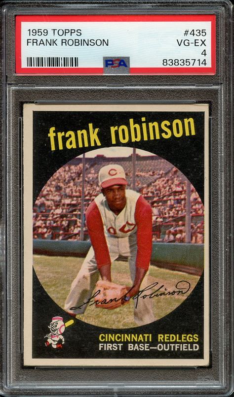 Lot Detail Topps Frank Robinson Psa Vg Ex