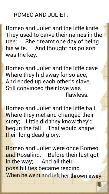 My New Poem Called Romeo And Juliet Love Poems Poems Romeo And