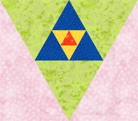 3patchcrafts Triangle Log Cabin