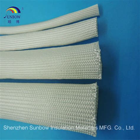 China High Temperature C Heat Resistant Fiberglass Braided Electric