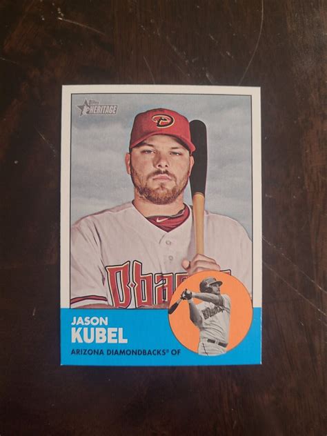 2012 Topps Heritage Jason Kubel 369 Arizona Diamondbacks EBay