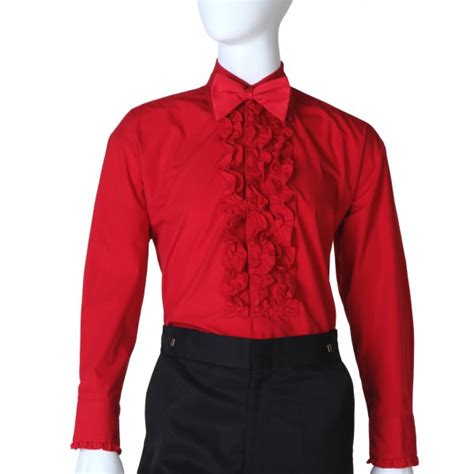 Red Ruffled Tuxedo Shirt Halloween Costume Ideas 2023