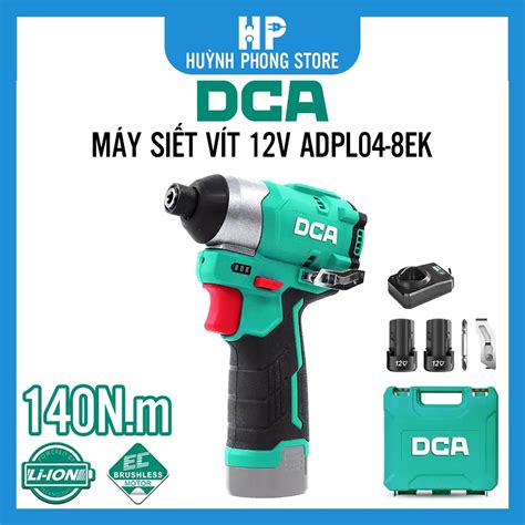 Máy Siết Vít Dùng Pin 12v Dca Adpl04 8ek Motor Không Chổi Than Bộ 1 Máy