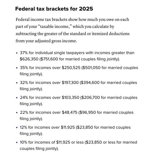 Updated Federal Tax Brackets For 2025: A Simplified Breakdown ...