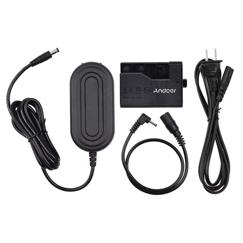 Andoer Ack E10 Adaptador De Corriente Alterna Kit De Cargador De Batería Falsa Reemplazo Para