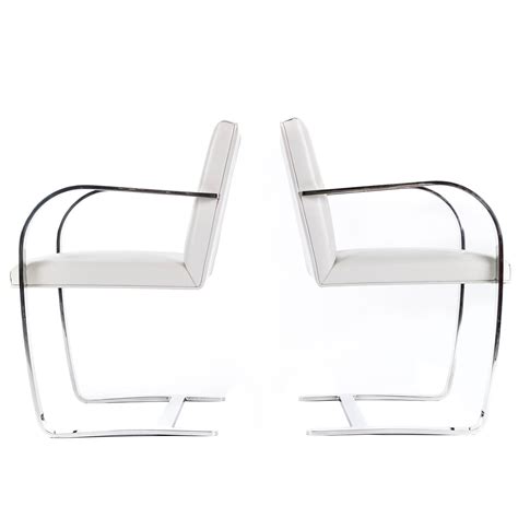 Mies Van Der Rohe Pair Of Brno Style Chairs For Sale At 1stDibs