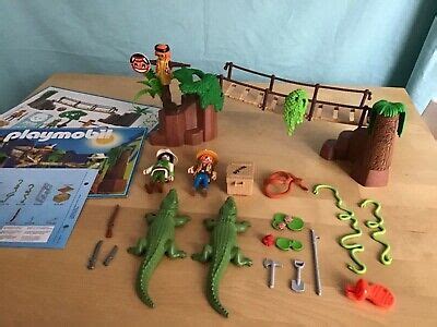 PLAYMOBIL N3016 AVENTURIERS PONT Suspendu Alligators Complet EUR