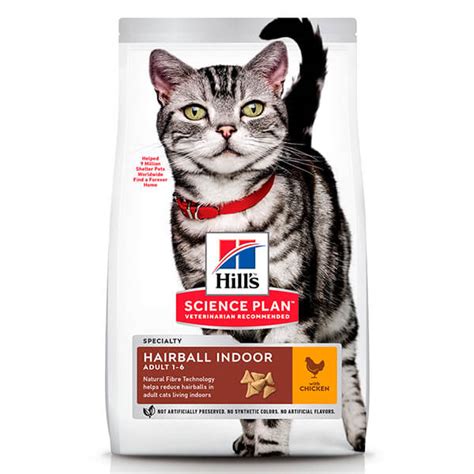 Купить HILL’S (Хиллс) Cat Adult Hairball Indoor Chicken | gosha.com.ua