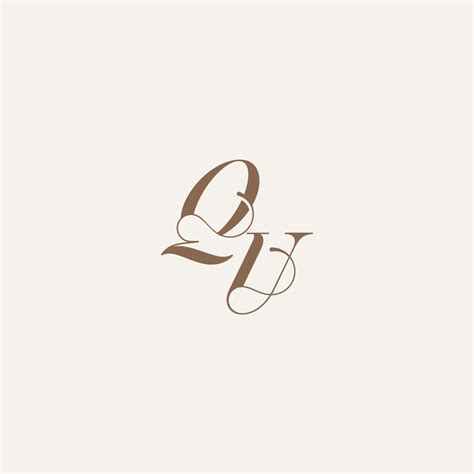 Initial Monogram Logo Wedding Concept Design Ideas Qu Luxury And