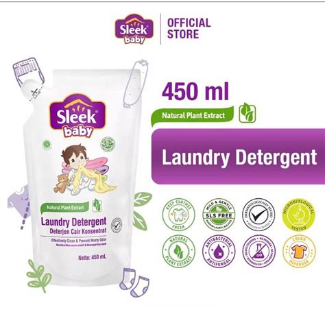 Jual SLEEK BABY LAUNDRY DETERGENT 450Ml Shopee Indonesia