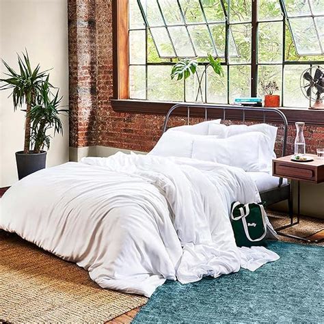 Amazon Buffy Eucalyptus Lyocell Duvet Cover With Corner Ties