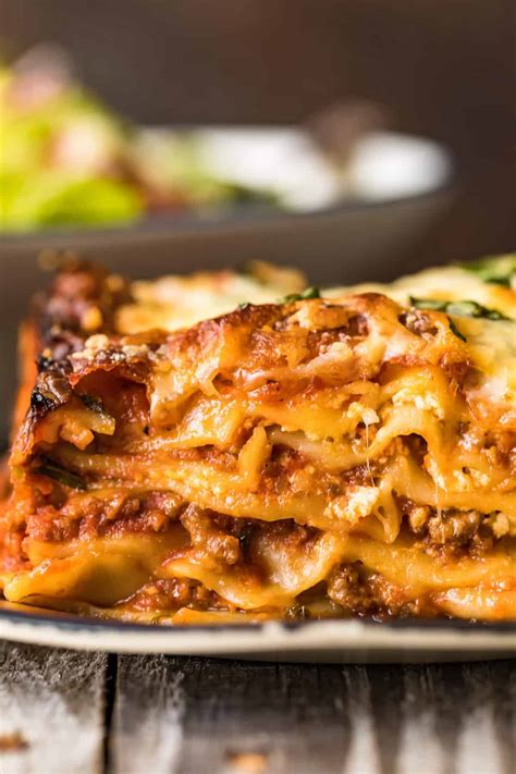 Best Lasagna With Meat Sauce Recipe The Cookie Rookie®